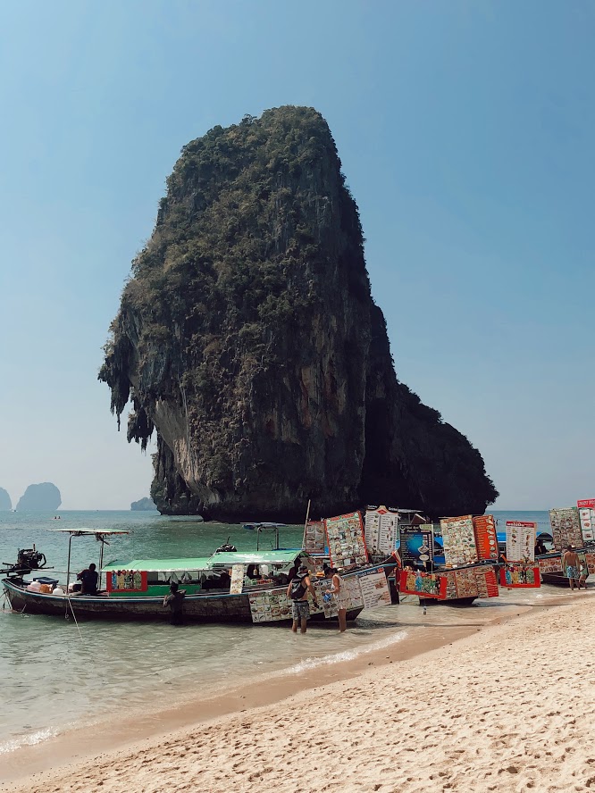 Phra Nang Beach, Krabi, Thajsko